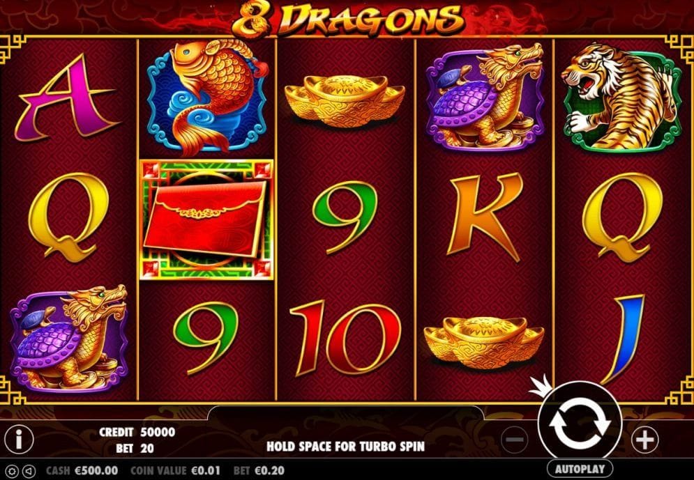 8 Dragons online Casino Spiel