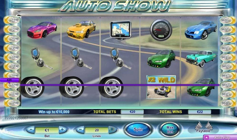 Auto Show online Casino Spiel