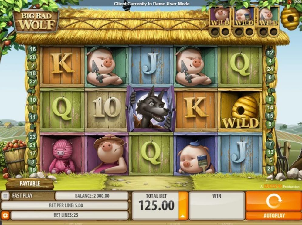 Big Bad Wolf online Casino Spiel