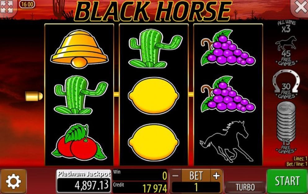 Black Horse online Automatenspiel