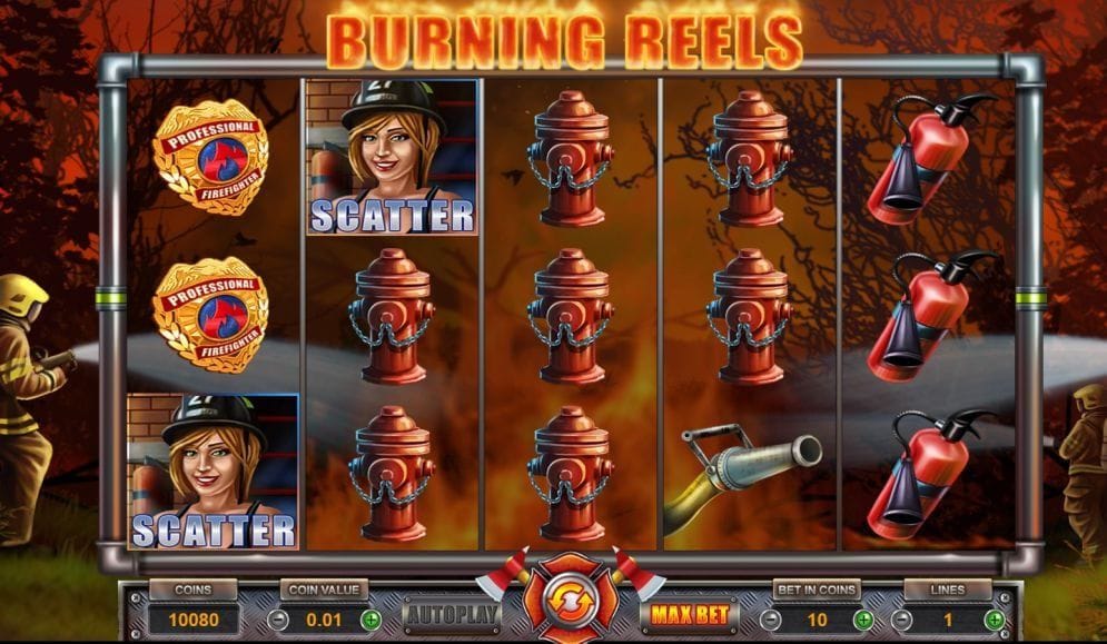 Burning Reels online Video Slot