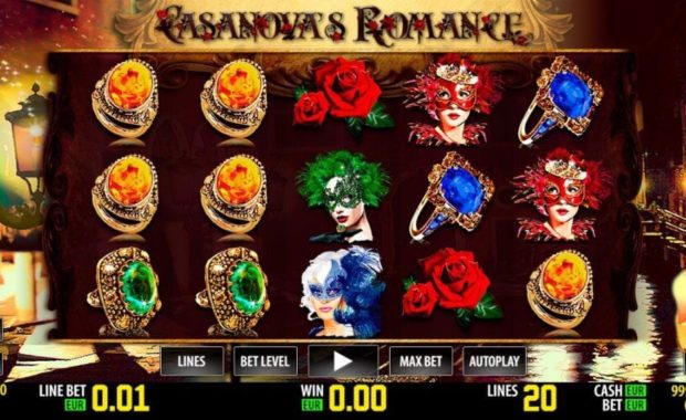 Casanova's Romance Automatenspiel online spielen