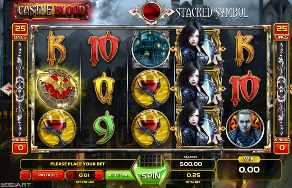 Castle Blood online Spielautomat