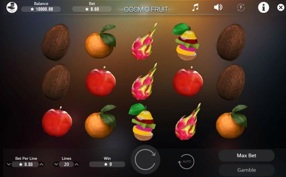 Cosmic Fruit online Slotmaschine