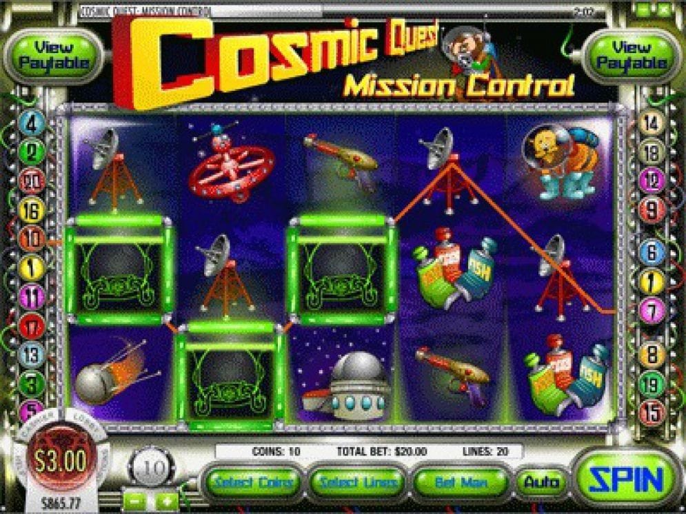 Cosmic Quest I Mission Control online Spielautomat