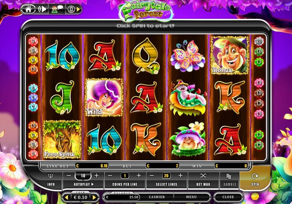 Fairytale Forest online Casinospiel