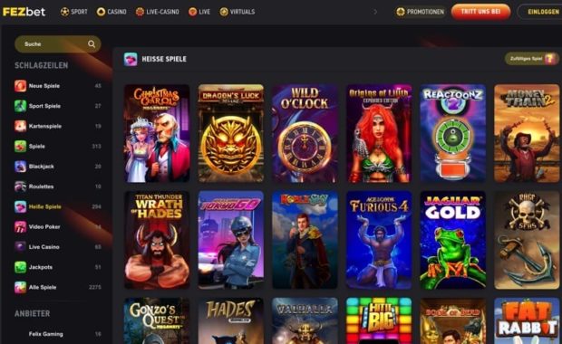 FezBet - seriöse online Casino