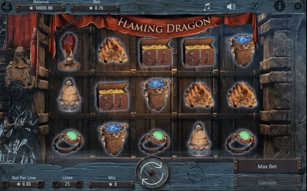 Flaming Dragon online Geldspielautomat