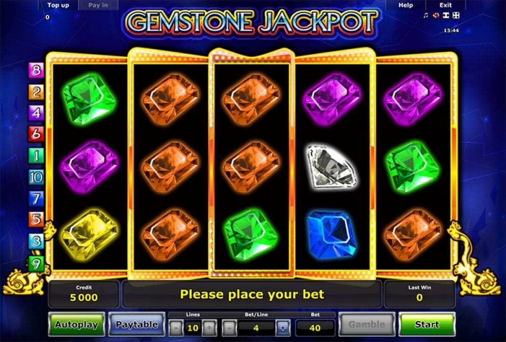 Gemstone Jackpot Videoslot