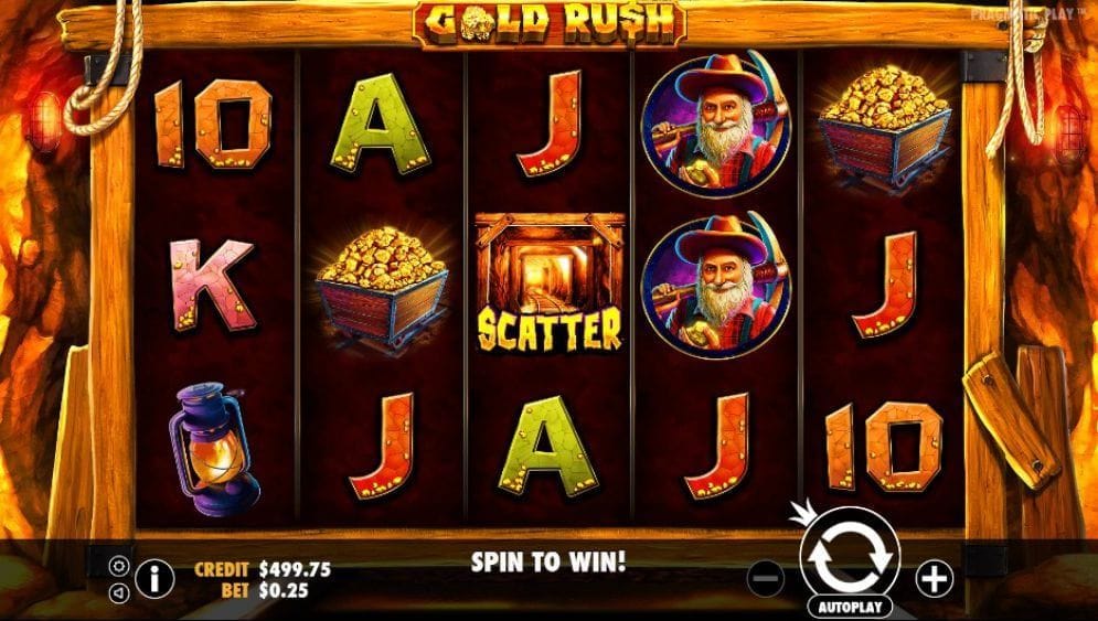 Gold Rush online Casinospiel