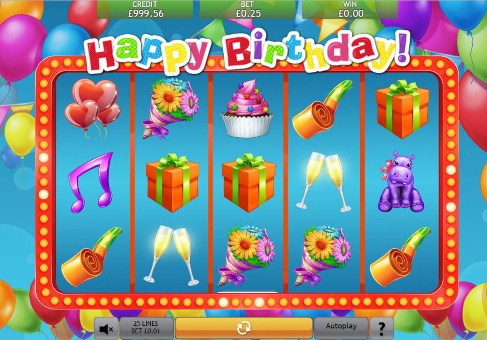 Happy Birthday online Video Slot