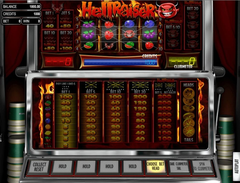 Hellraiser Casinospiel