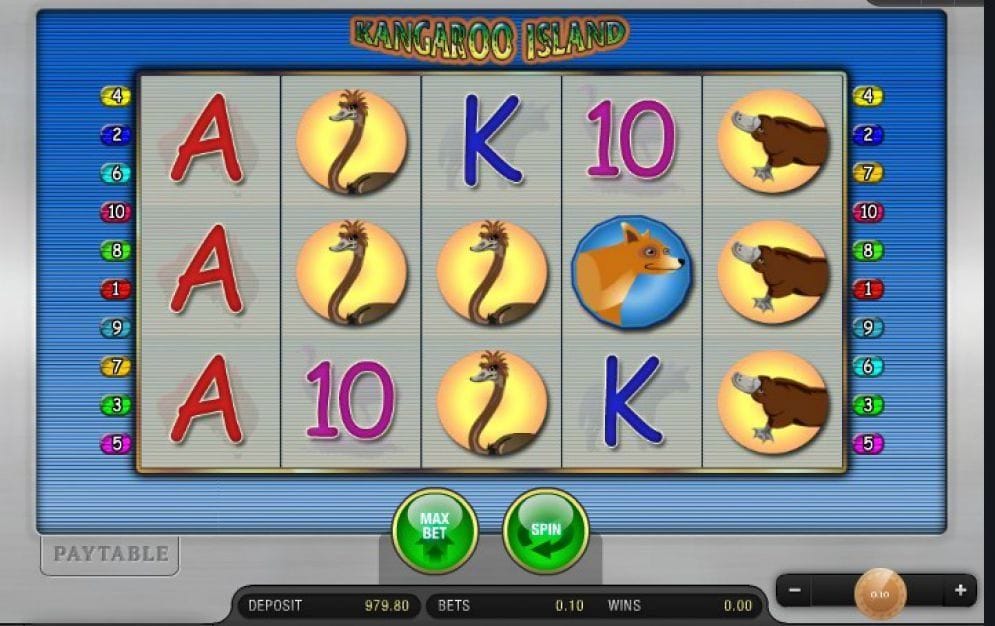 Kangaroo Island online Spielautomat