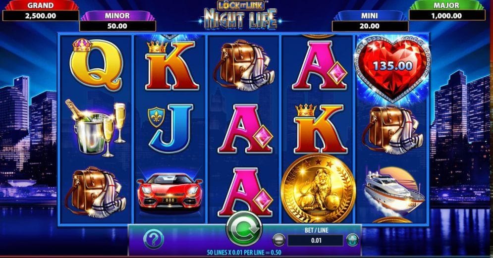 Lock it Link Night Life online Casinospiel