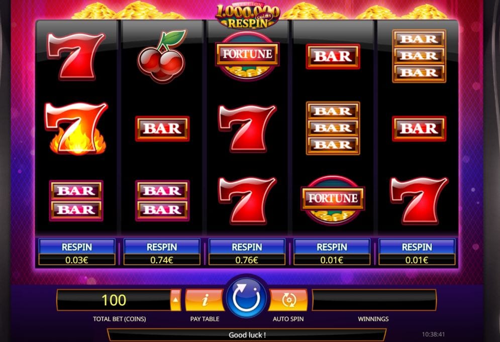 Million Coins Respin online Casino Spiel