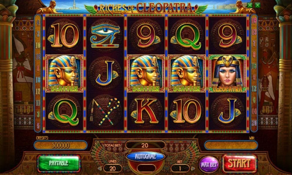 Riches of Cleopatra Casinospiel