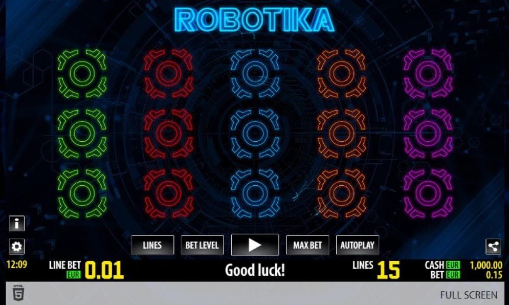 Robotika online Spielautomat