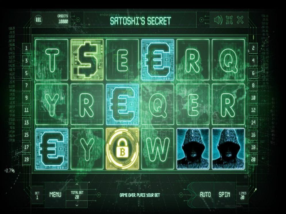 Bitcoin Spielautomat - Satoshi's Secret Casinospiel kostenlos