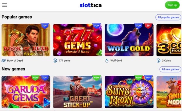 Slottica Casino online