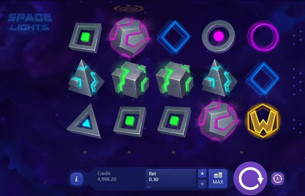 Space Lights online Spielautomat
