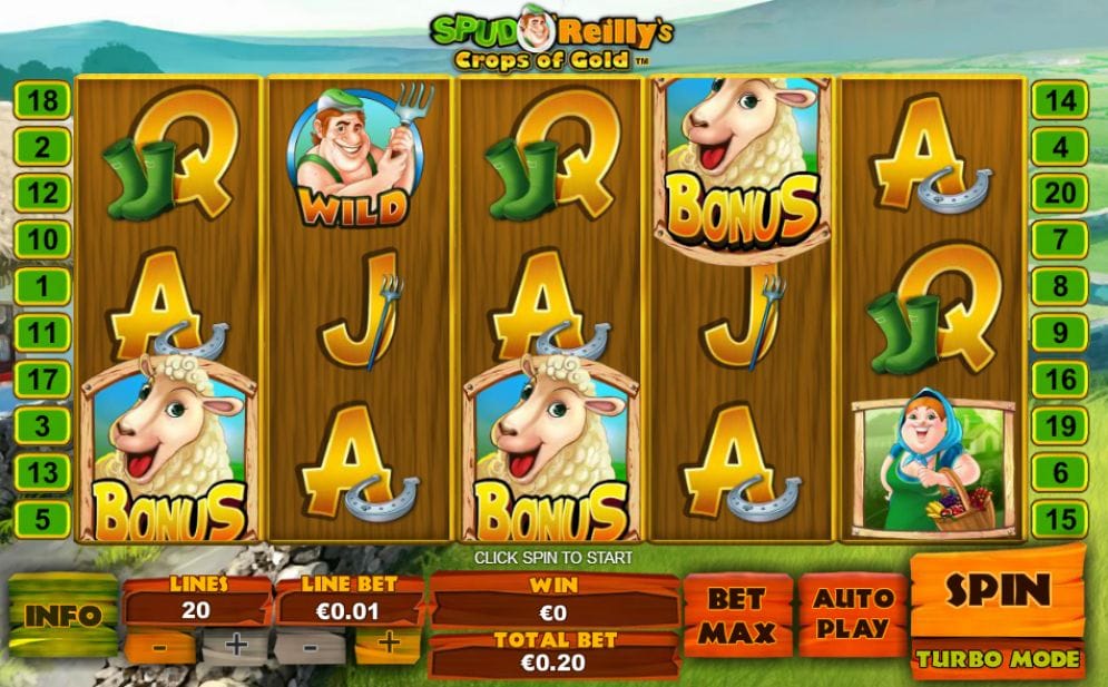 Spud O’Reilly’s Crops of Gold online Casinospiel