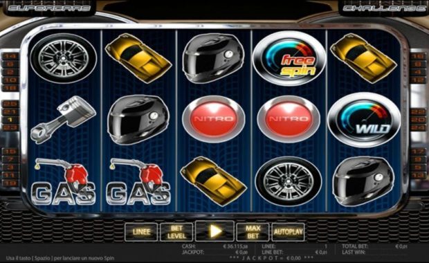 Supercars Geldspielautomat online spielen