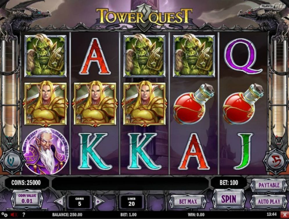 Tower Quest online Geldspielautomat