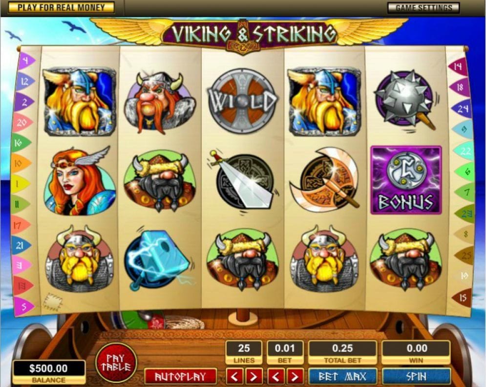 Viking and Striking Automatenspiel