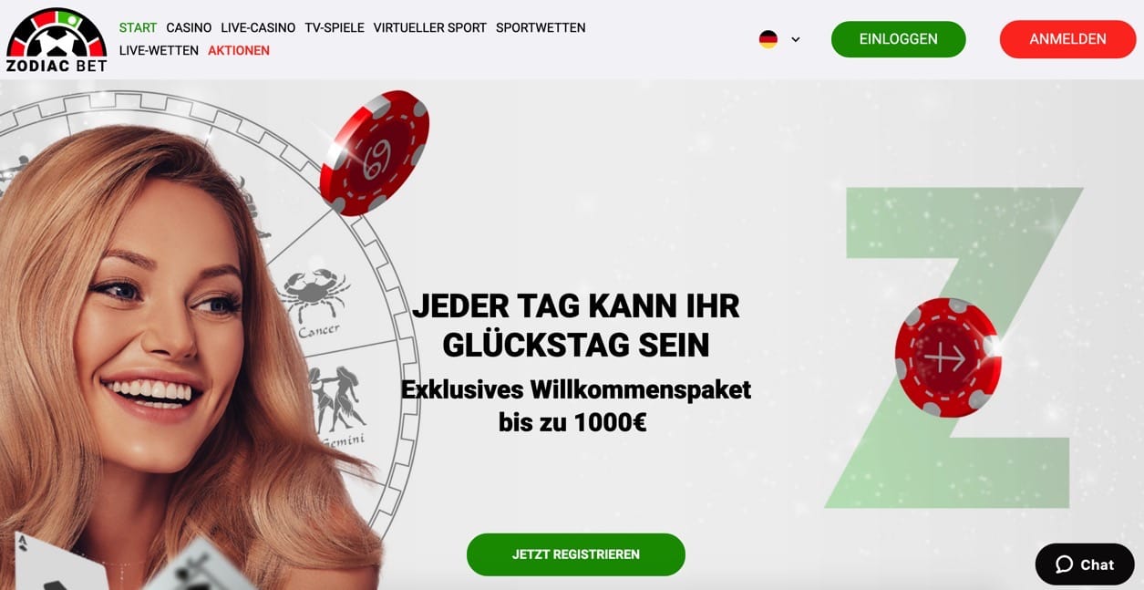 ZodiacBet Casino – brand neue online Casino